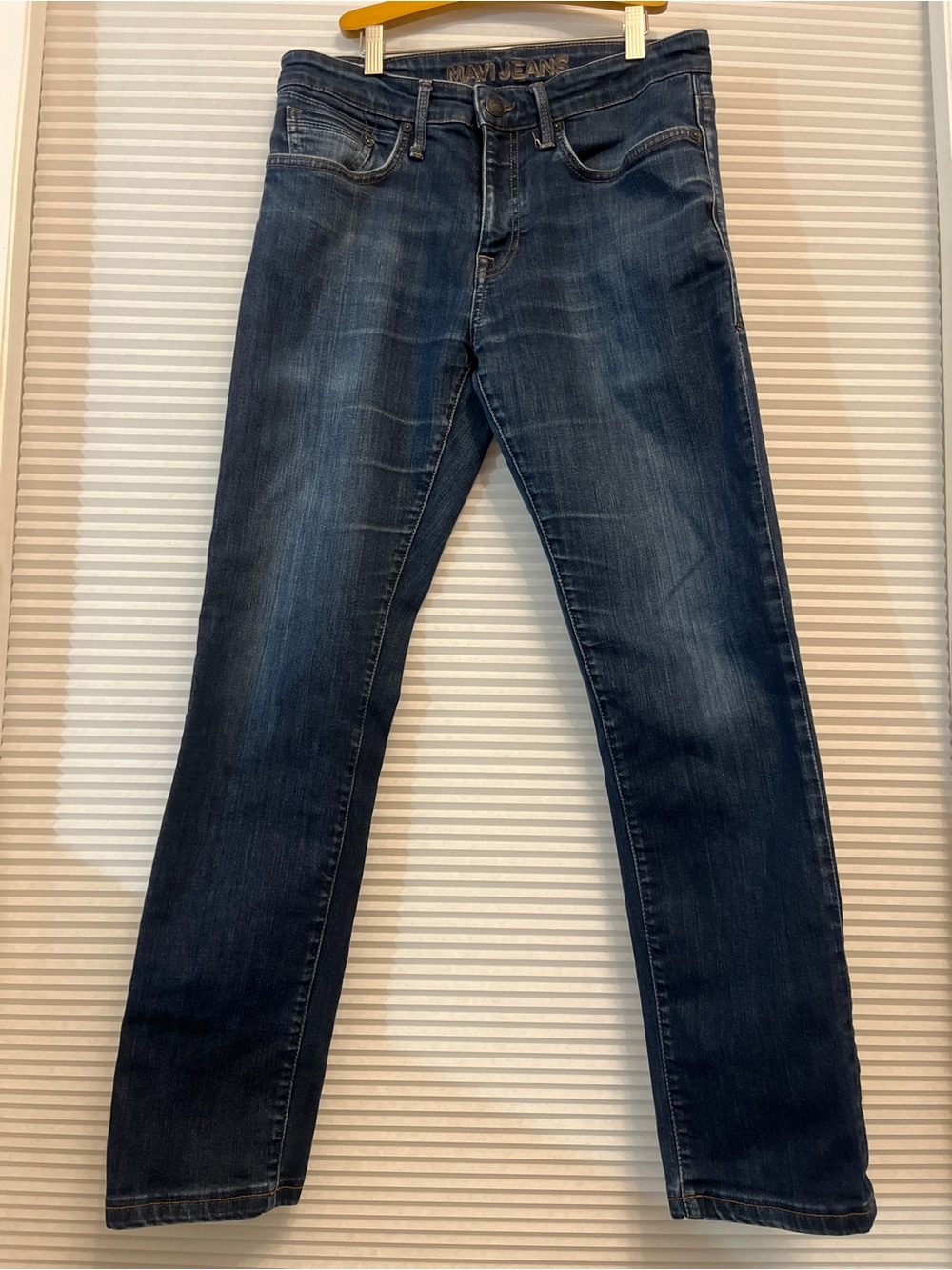 Mavi Dark Indigo Straight-Leg Jeans